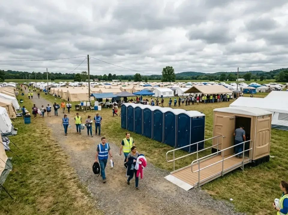 disaster-relief-camp-restrooms-010 — frequently asked questions, Dumpster & Portable Bathrooms Rental in Woodburn, OR
